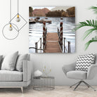 Island Harbor Pier by Alan Blaustein on GIANT ART - multicolor photography; landscapes; coastal