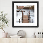 Island Harbor Pier by Alan Blaustein on GIANT ART - multicolor photography; landscapes; coastal