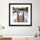 Island Harbor Pier by Alan Blaustein on GIANT ART - multicolor photography; landscapes; coastal
