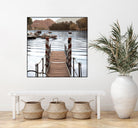 Island Harbor Pier by Alan Blaustein on GIANT ART - multicolor photography; landscapes; coastal