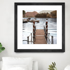 Island Harbor Pier by Alan Blaustein on GIANT ART - multicolor photography; landscapes; coastal