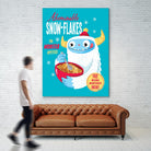 Abominable Snowflakes by Michael Buxton on GIANT ART - multicolor urban/pop surrealism; novelty; children; cuisine