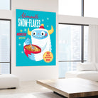 Abominable Snowflakes by Michael Buxton on GIANT ART - multicolor urban/pop surrealism; novelty; children; cuisine