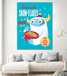 Abominable Snowflakes by Michael Buxton on GIANT ART - multicolor urban/pop surrealism; novelty; children; cuisine