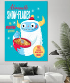 Abominable Snowflakes by Michael Buxton on GIANT ART - multicolor urban/pop surrealism; novelty; children; cuisine