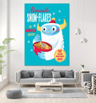 Abominable Snowflakes by Michael Buxton on GIANT ART - multicolor urban/pop surrealism; novelty; children; cuisine