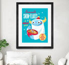 Abominable Snowflakes by Michael Buxton on GIANT ART - multicolor urban/pop surrealism; novelty; children; cuisine