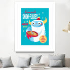 Abominable Snowflakes by Michael Buxton on GIANT ART - multicolor urban/pop surrealism; novelty; children; cuisine