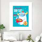 Abominable Snowflakes by Michael Buxton on GIANT ART - multicolor urban/pop surrealism; novelty; children; cuisine
