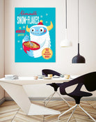 Abominable Snowflakes by Michael Buxton on GIANT ART - multicolor urban/pop surrealism; novelty; children; cuisine