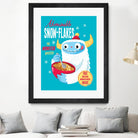 Abominable Snowflakes by Michael Buxton on GIANT ART - multicolor urban/pop surrealism; novelty; children; cuisine