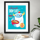 Abominable Snowflakes by Michael Buxton on GIANT ART - multicolor urban/pop surrealism; novelty; children; cuisine