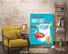 Abominable Snowflakes by Michael Buxton on GIANT ART - multicolor urban/pop surrealism; novelty; children; cuisine