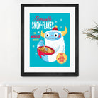 Abominable Snowflakes by Michael Buxton on GIANT ART - multicolor urban/pop surrealism; novelty; children; cuisine