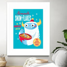 Abominable Snowflakes by Michael Buxton on GIANT ART - multicolor urban/pop surrealism; novelty; children; cuisine