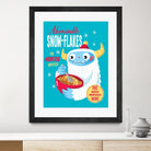 Abominable Snowflakes by Michael Buxton on GIANT ART - multicolor urban/pop surrealism; novelty; children; cuisine