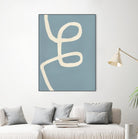 Unrestricted by Bronwyn Baker on GIANT ART - blue, white abstracts, contemporary