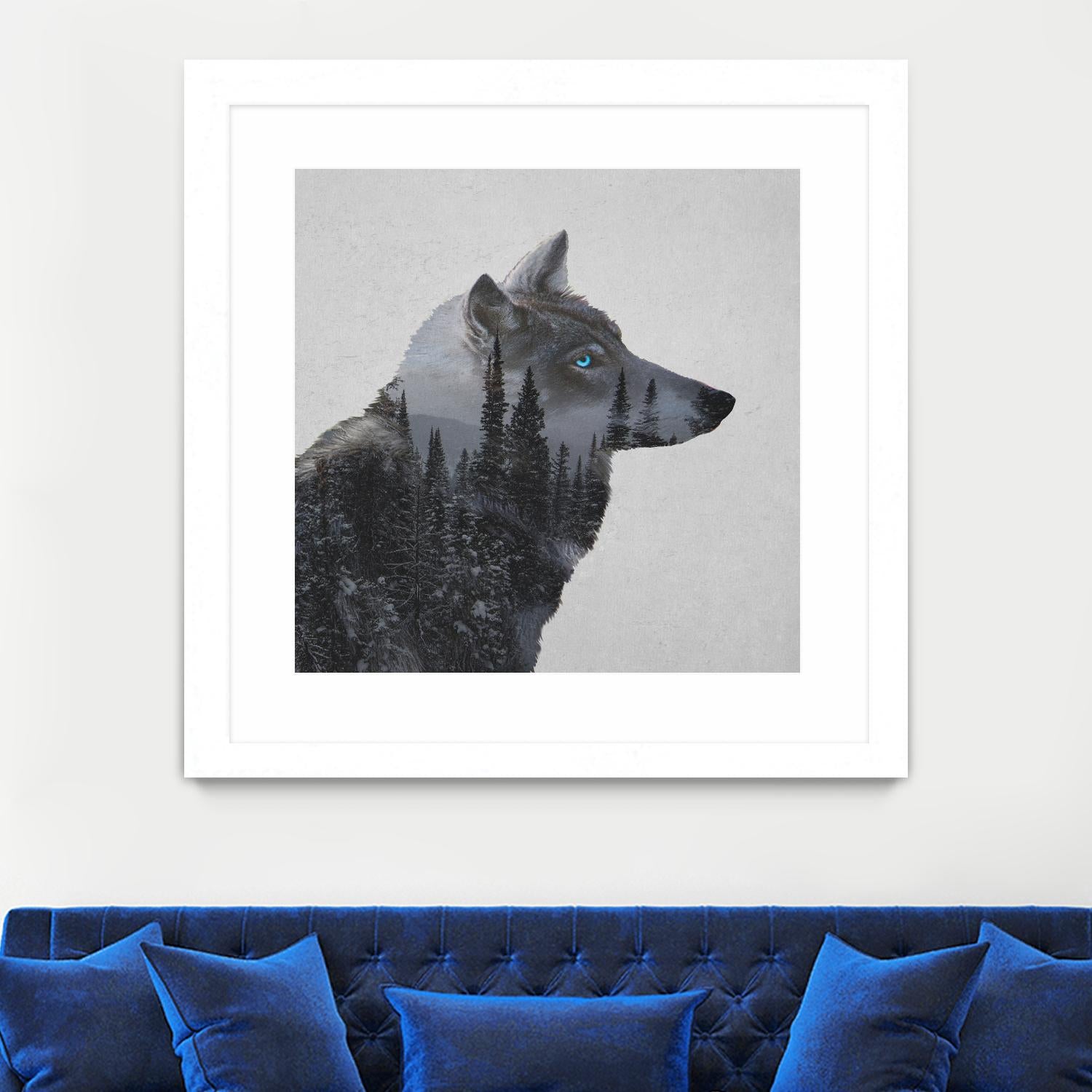 Winter Wolf by Davies Babies on GIANT ART - multicolor animals; contemporary