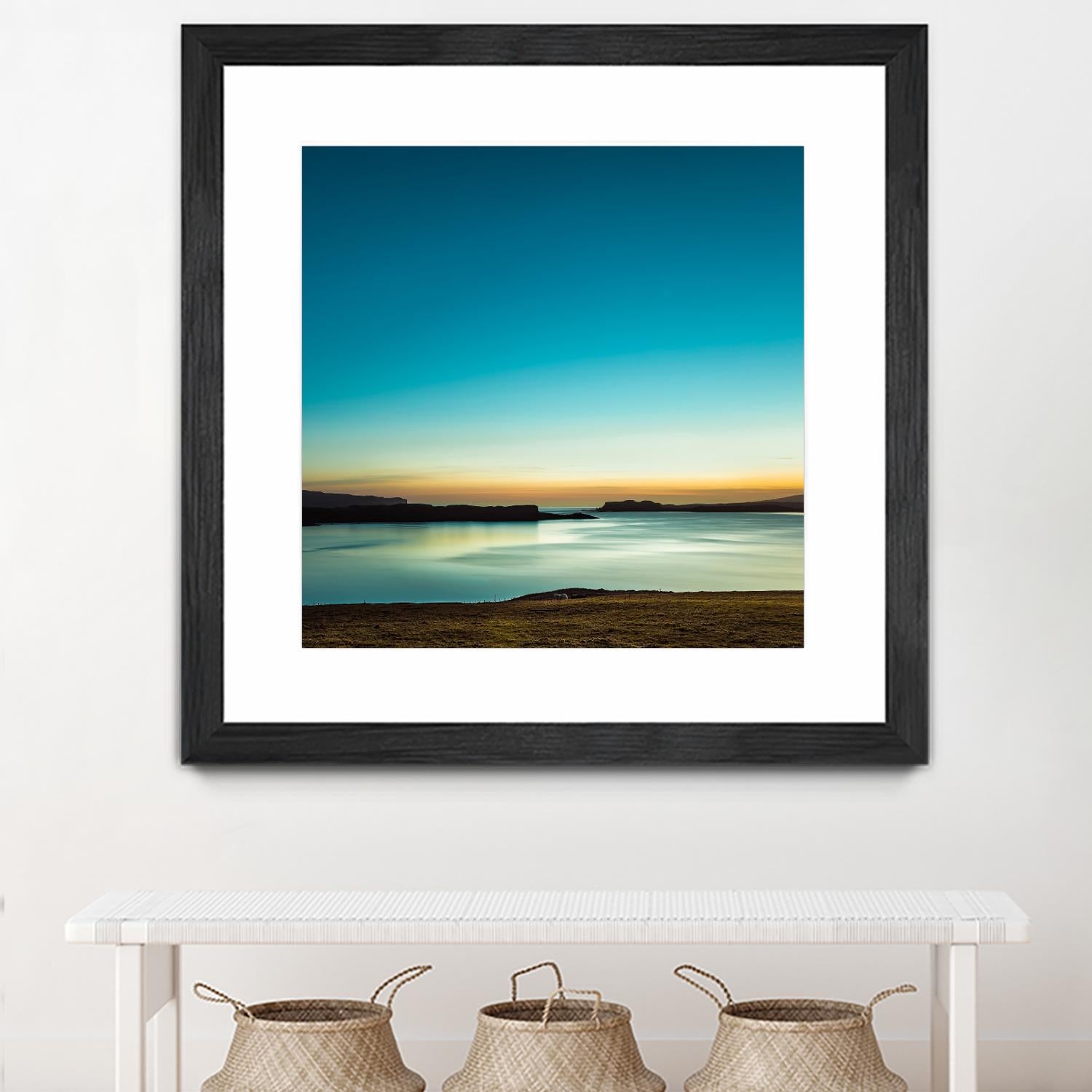 Serenity Loch Harport by Lynne Douglas on GIANT ART - multicolor photography; coastal; landscapes