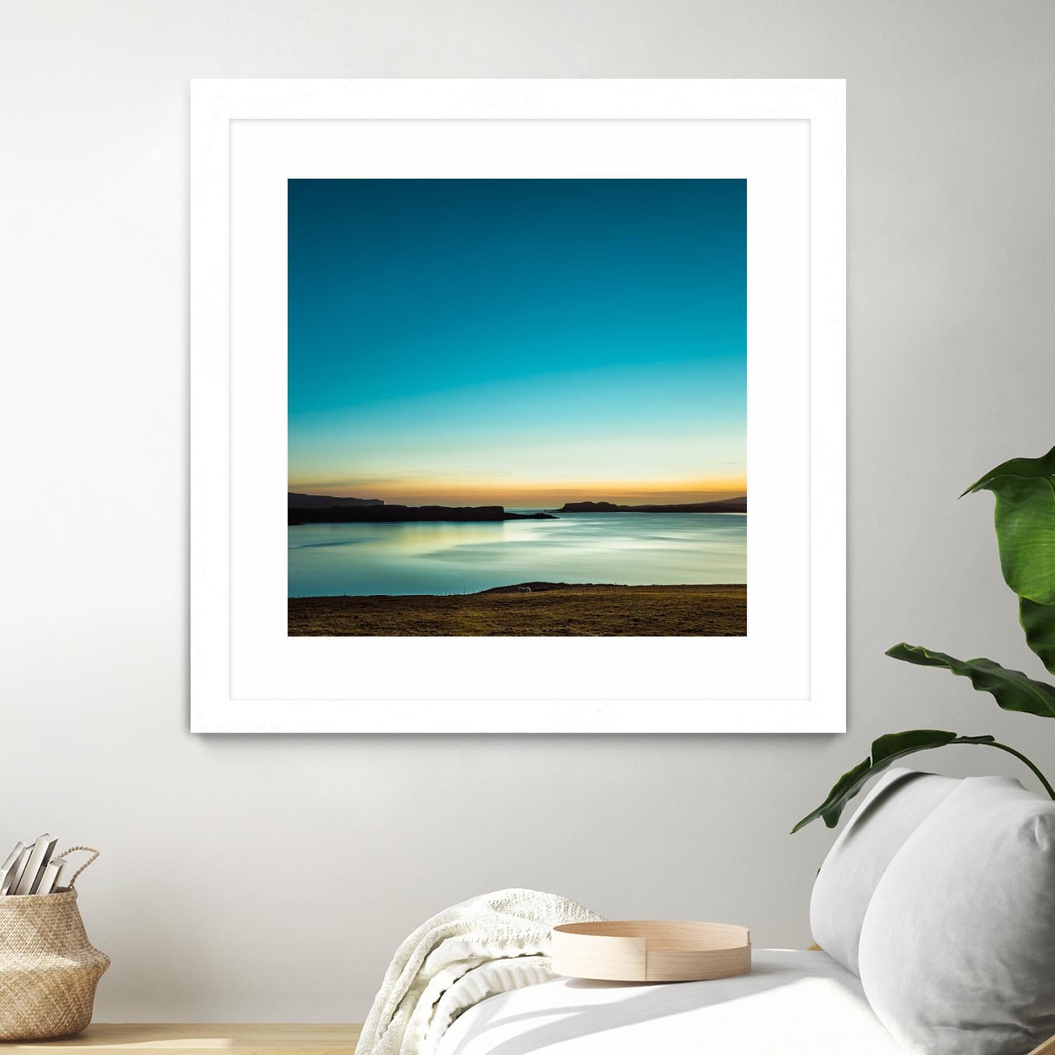 Serenity Loch Harport by Lynne Douglas on GIANT ART - multicolor photography; coastal; landscapes