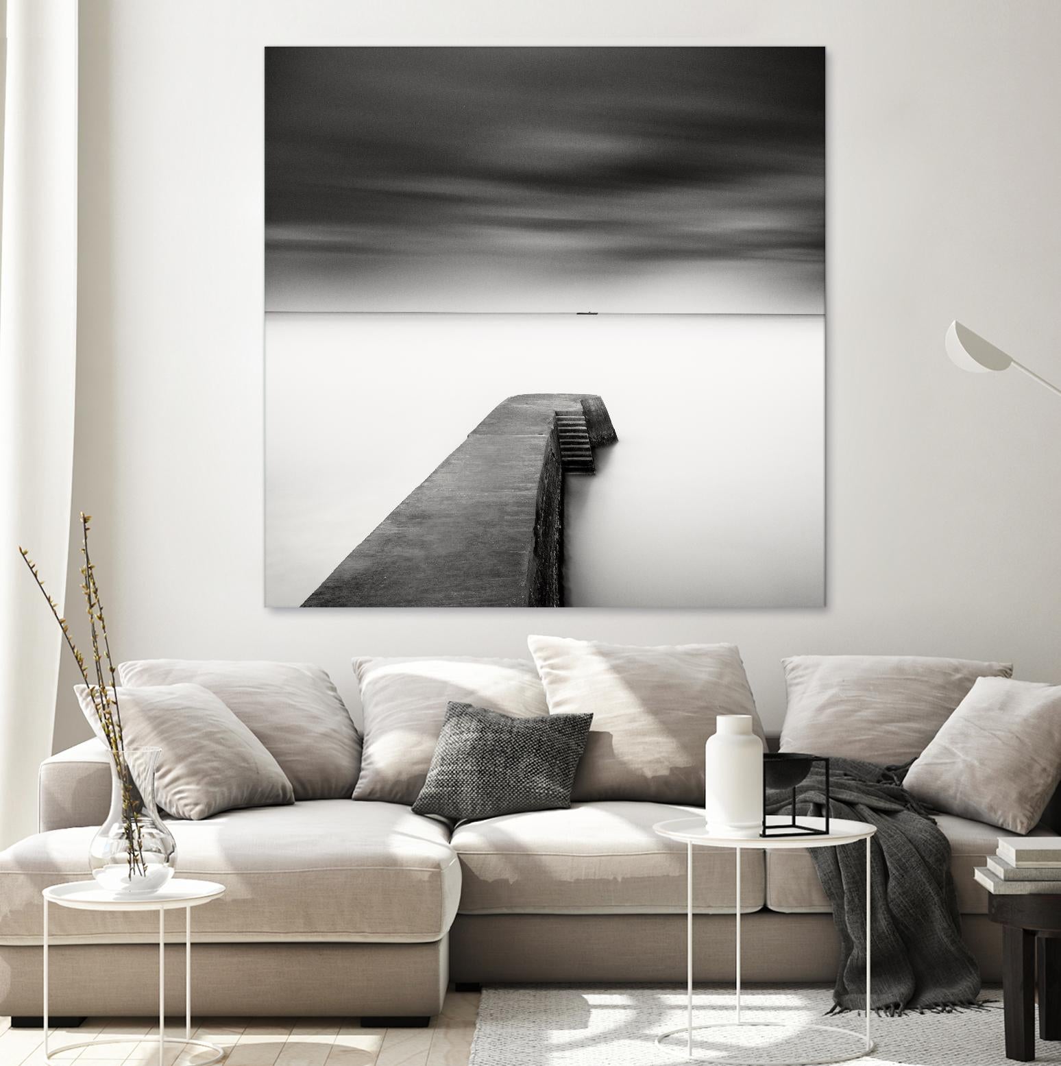 The Jetty-Study #1 by Wilco Dragt on GIANT ART - multicolor photography; coastal; landscapes