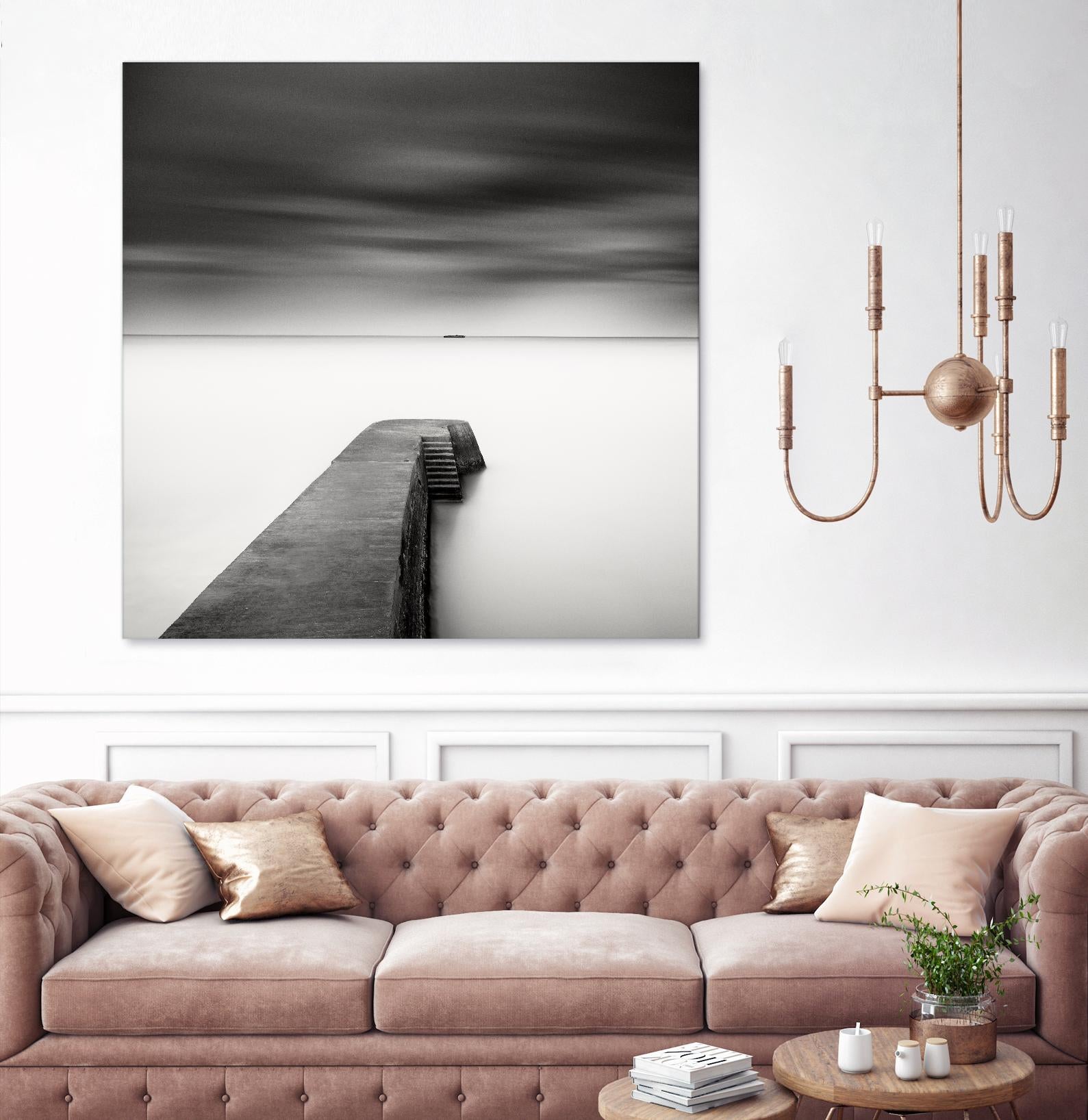 The Jetty-Study #1 by Wilco Dragt on GIANT ART - multicolor photography; coastal; landscapes