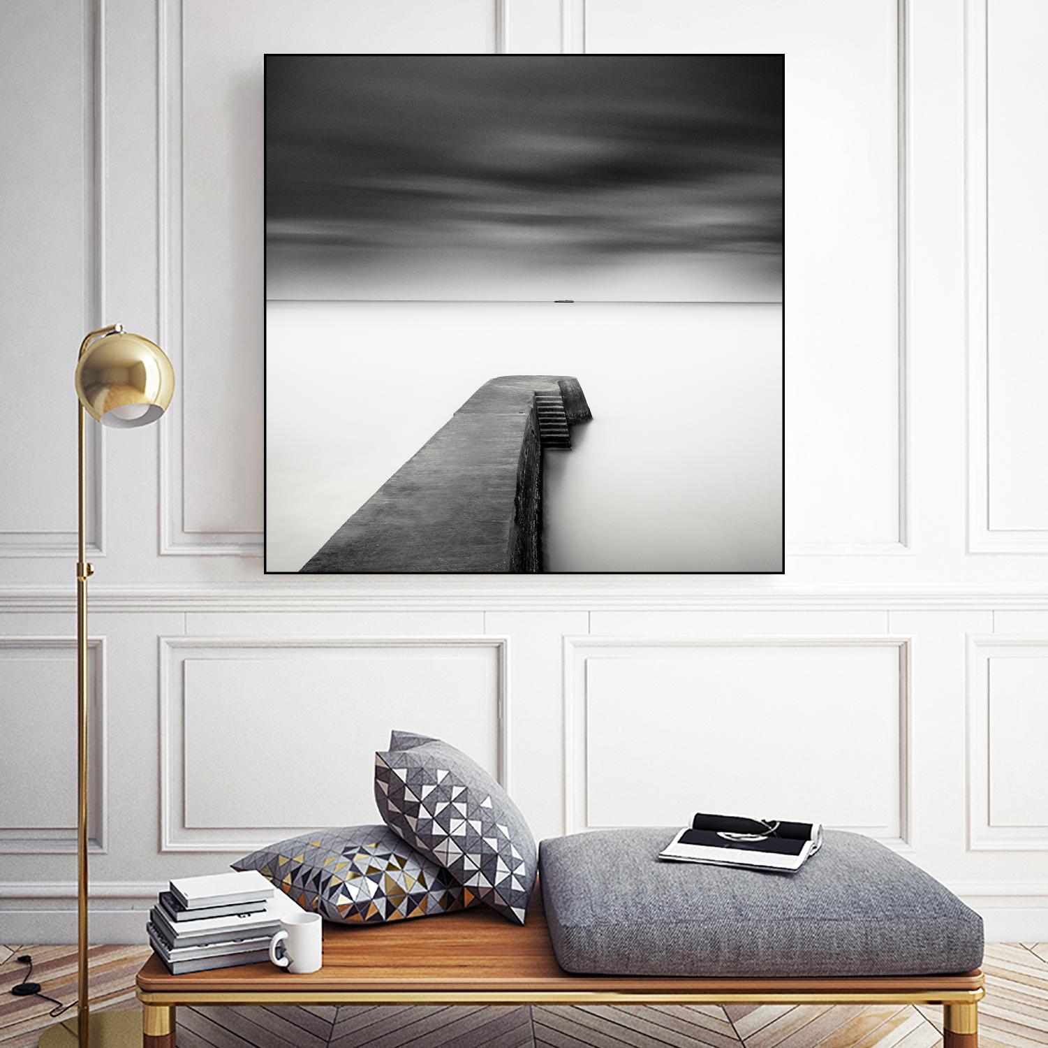 The Jetty-Study #1 by Wilco Dragt on GIANT ART - multicolor photography; coastal; landscapes