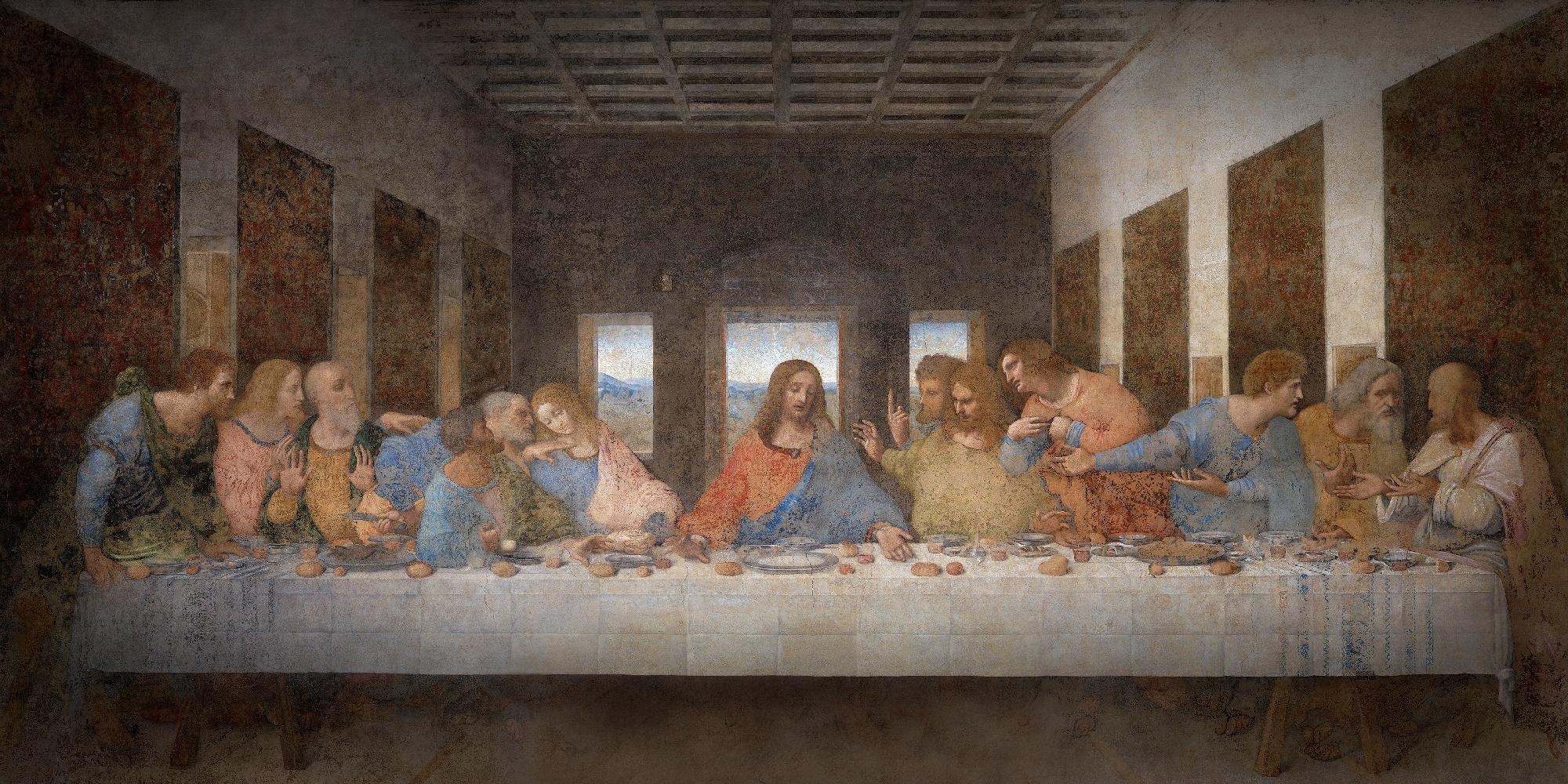 The Last Supper by Leonardo Da Vinci on GIANT ART - multicolor museum; figurative