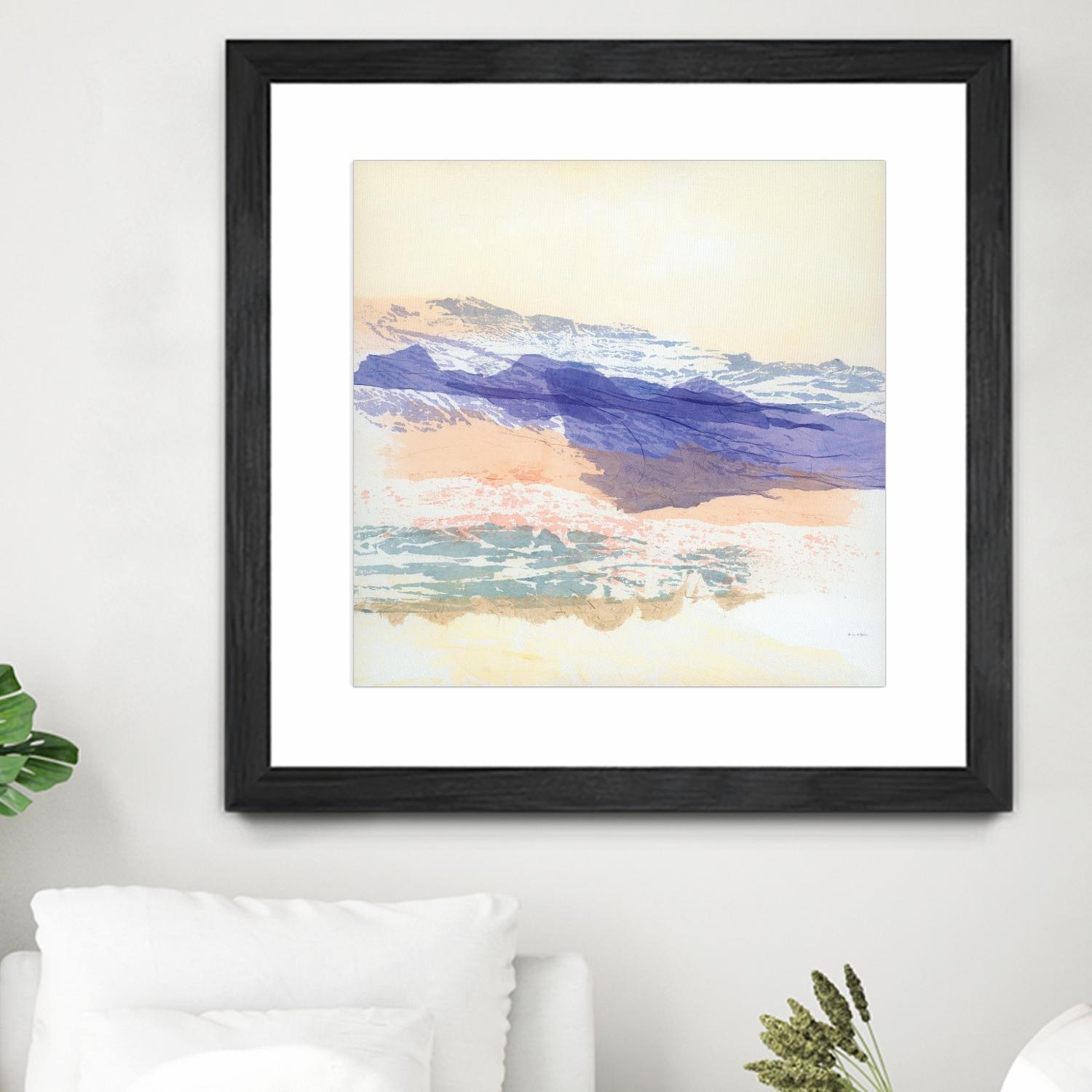 Abstract Mountain by Jan Sullivan Fowler on GIANT ART - multicolor abstracts; contemporary