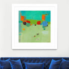 A Skip and a Roll by Dorothy Gaziano on GIANT ART - green abstract