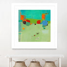 A Skip and a Roll by Dorothy Gaziano on GIANT ART - green abstract