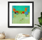 A Skip and a Roll by Dorothy Gaziano on GIANT ART - green abstract