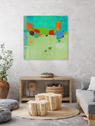 A Skip and a Roll by Dorothy Gaziano on GIANT ART - green abstract