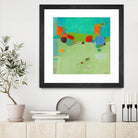 A Skip and a Roll by Dorothy Gaziano on GIANT ART - green abstract