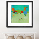 A Skip and a Roll by Dorothy Gaziano on GIANT ART - green abstract