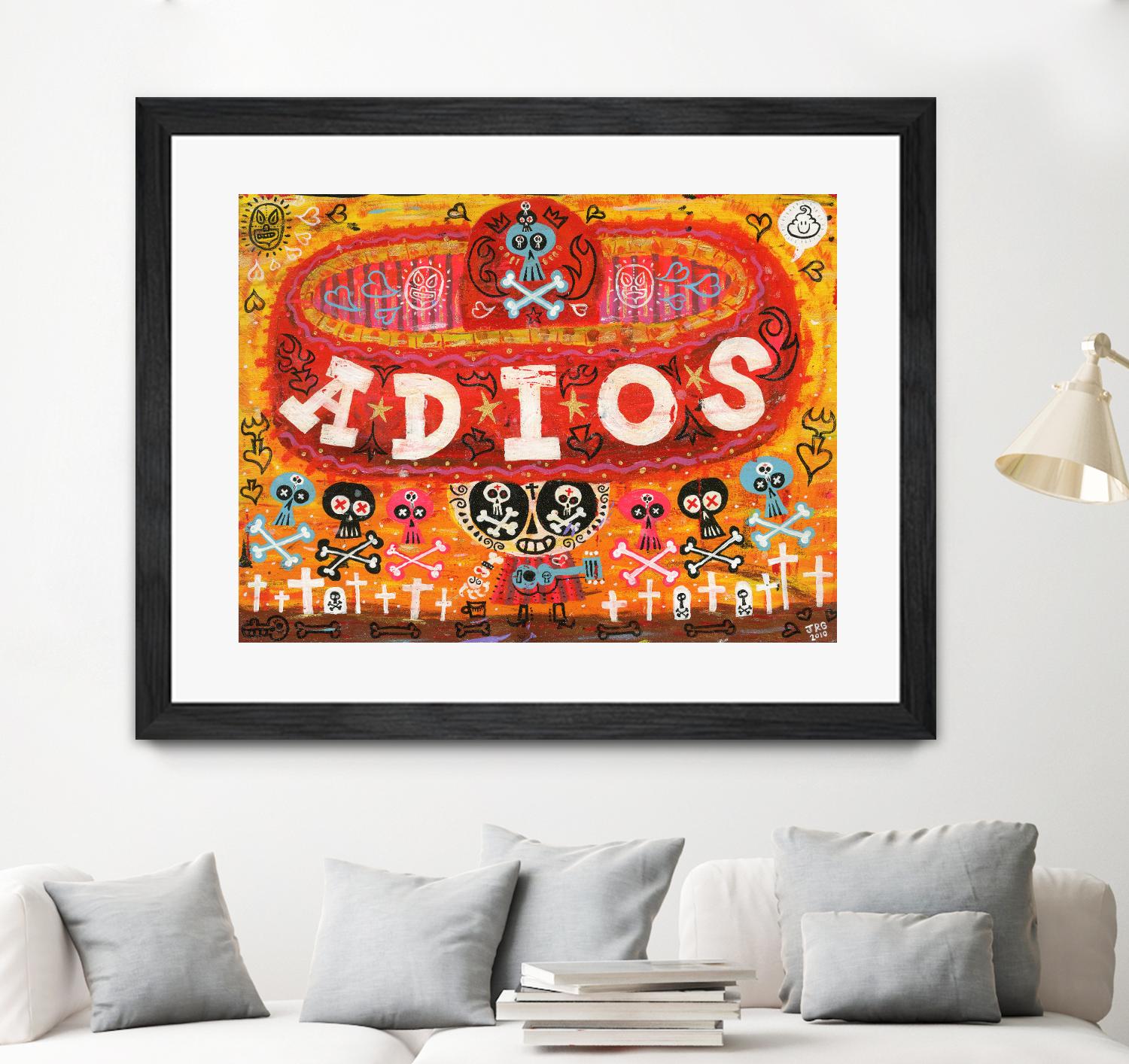Adios Amigos by Jorge R. Gutierrez on GIANT ART - multicolor ethnic; urban/pop surrealism