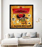 Abejorro Mostachon by Jorge R. Gutierrez on GIANT ART - multicolor ethnic; urban/pop surrealism