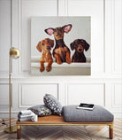 3 Amigos by Lucia Heffernan on GIANT ART - multicolor urban/pop surrealism; animals
