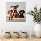 3 Amigos by Lucia Heffernan on GIANT ART - multicolor urban/pop surrealism; animals