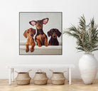 3 Amigos by Lucia Heffernan on GIANT ART - multicolor urban/pop surrealism; animals