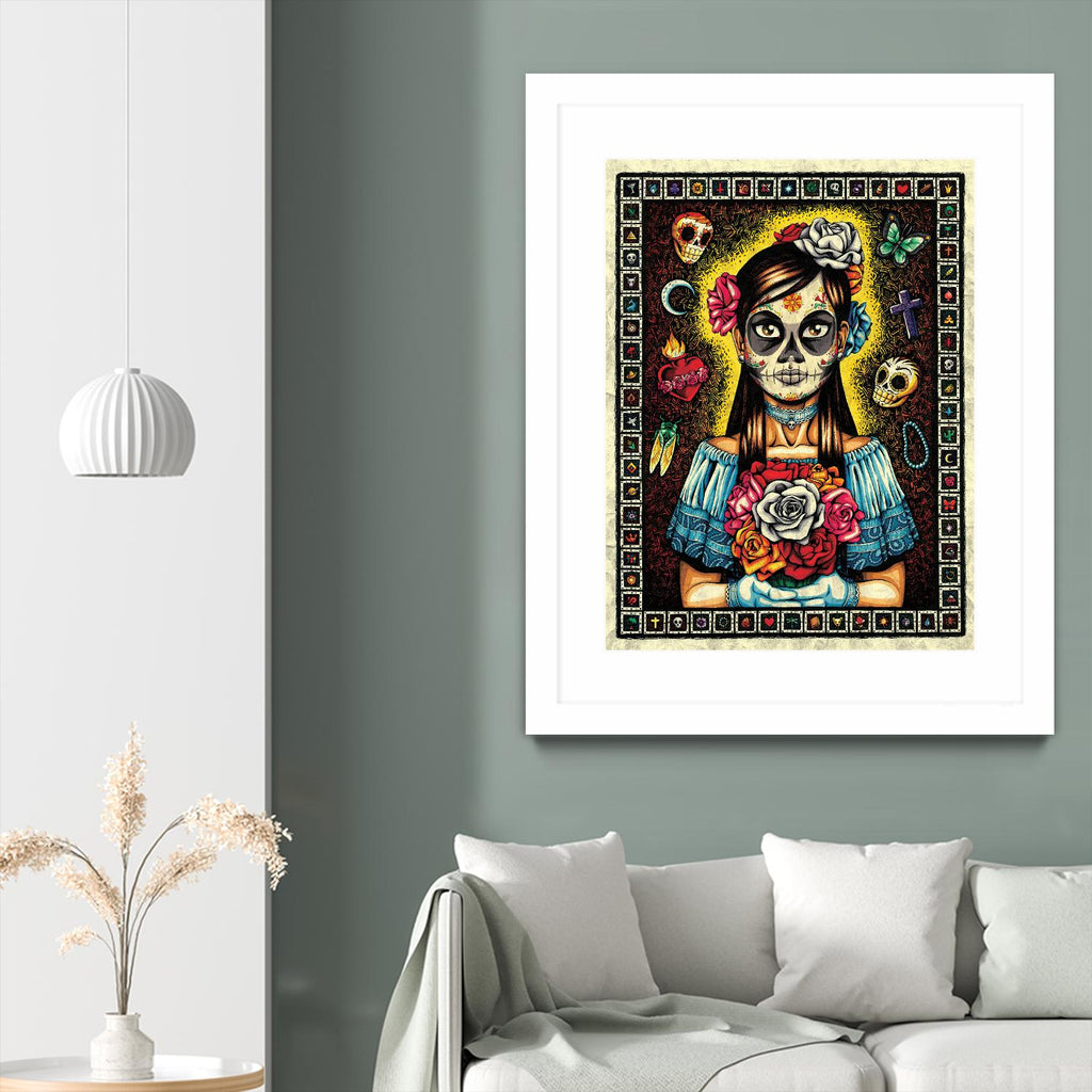 Muerta by Nicholas Ivins on GIANT ART - multicolor urban/pop surrealism; ethnic