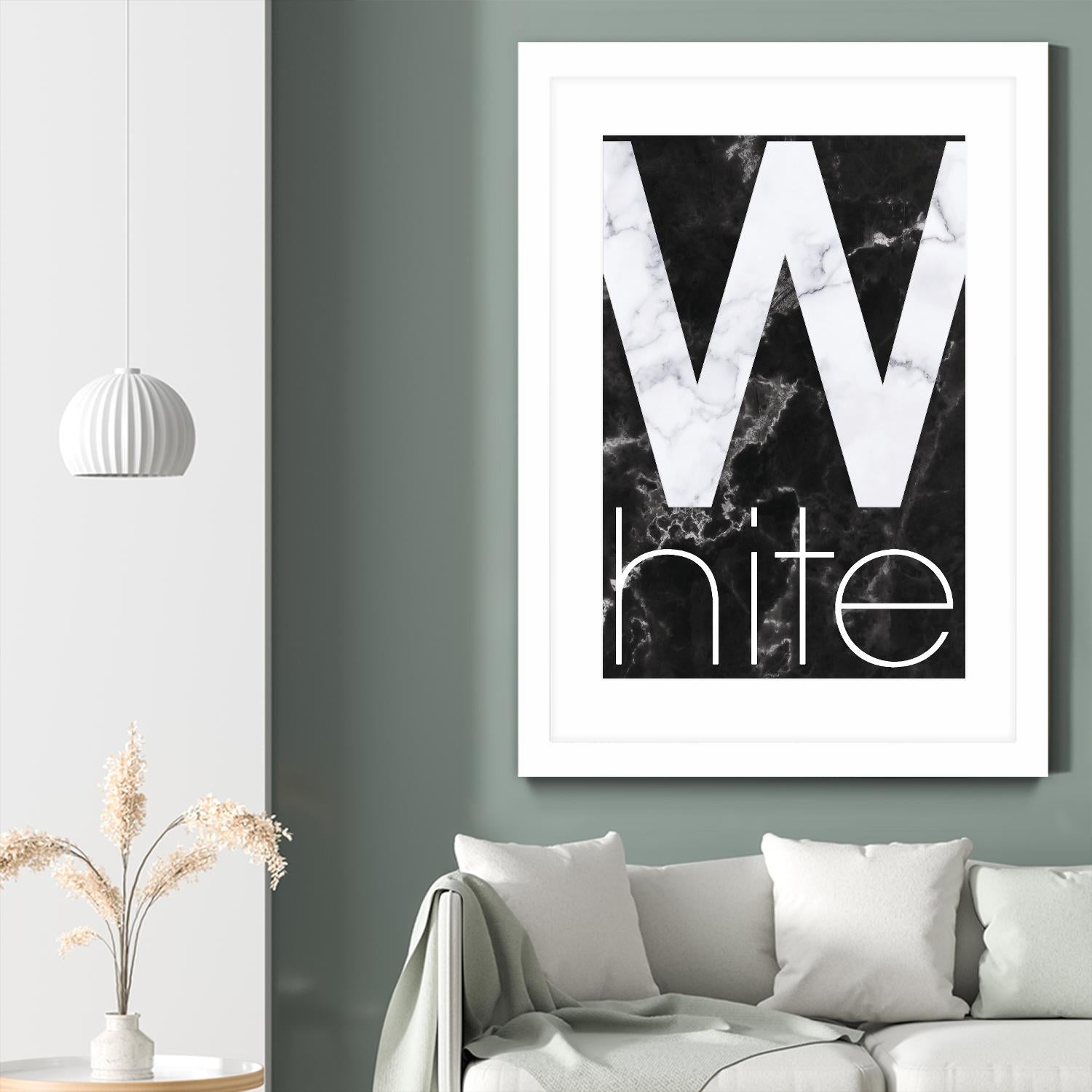 White Marble by TypeLike on GIANT ART - multicolor design/type; contemporary