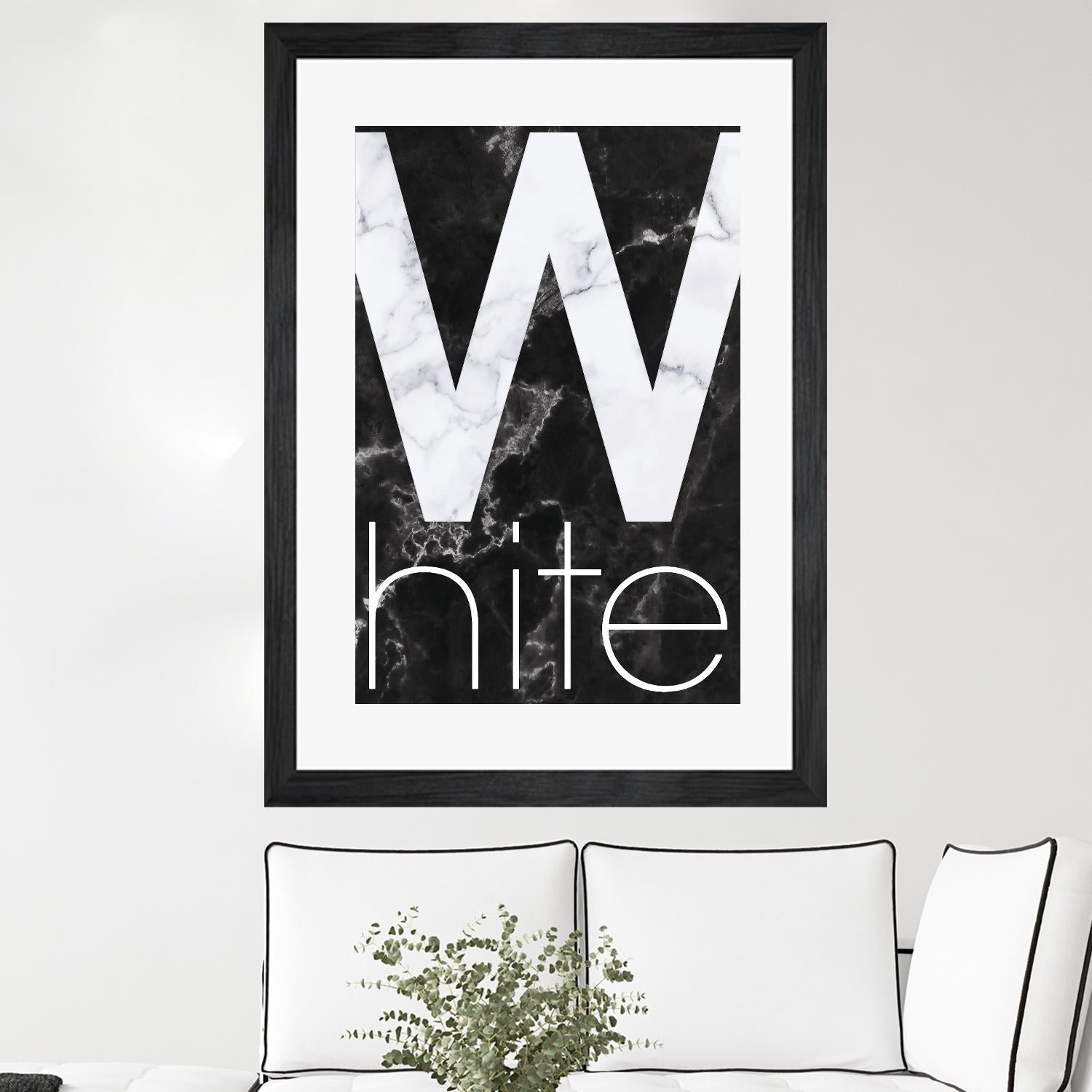 White Marble by TypeLike on GIANT ART - multicolor design/type; contemporary