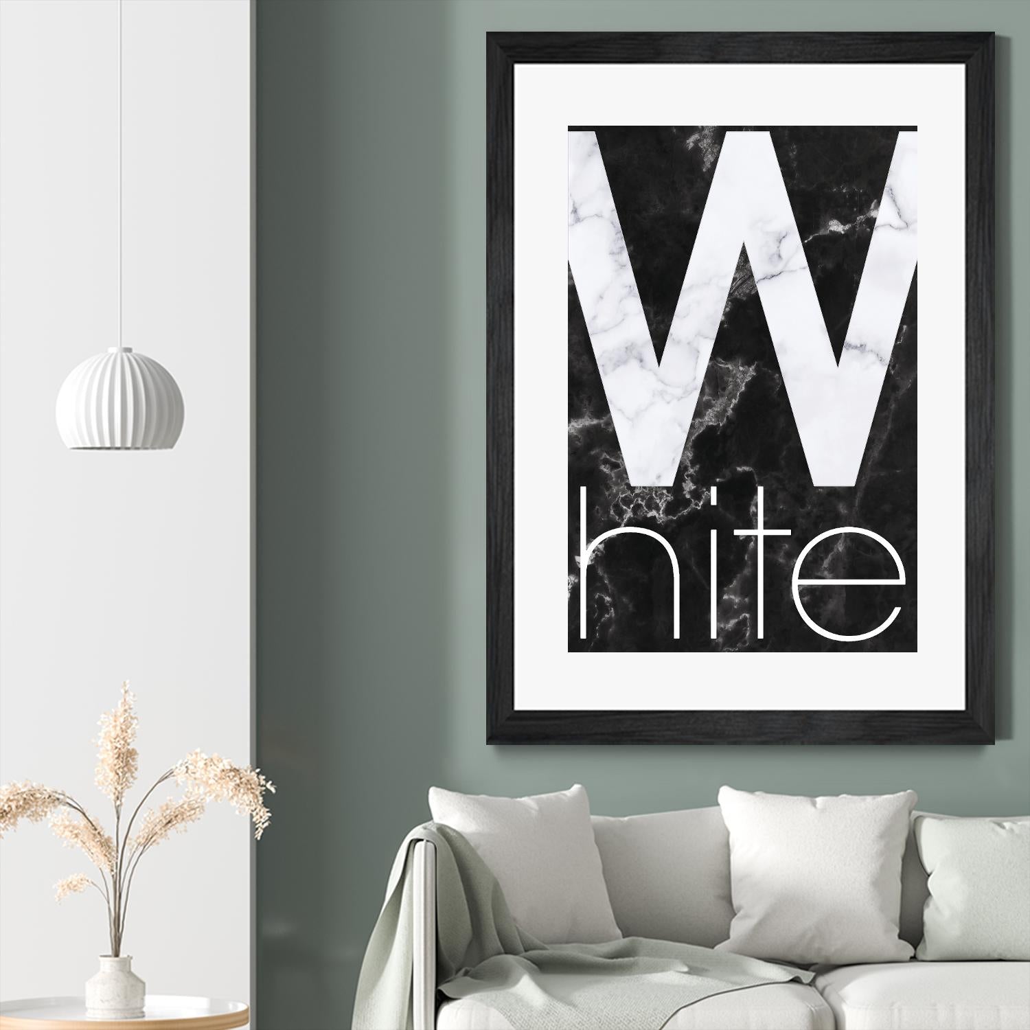 White Marble by TypeLike on GIANT ART - multicolor design/type; contemporary