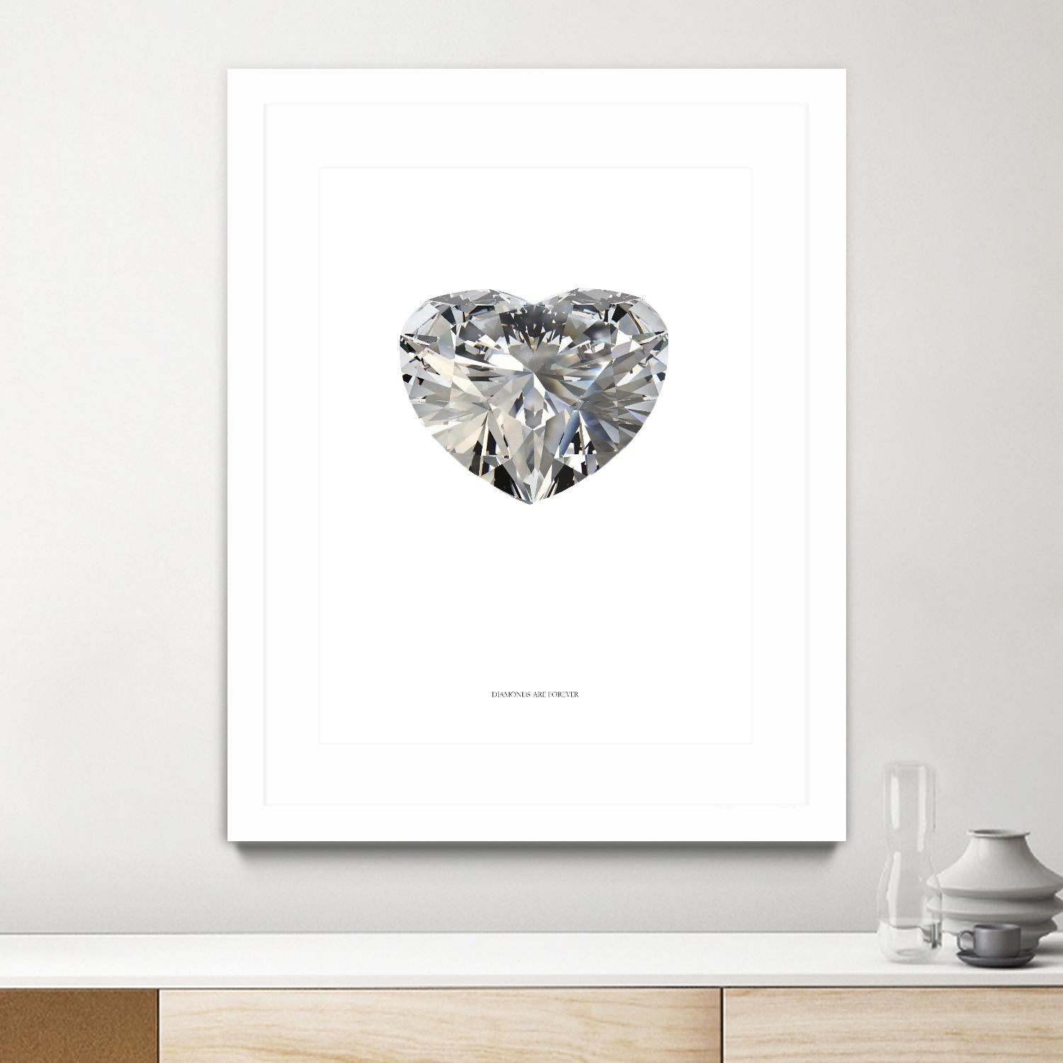 Diamonds are Forever I by TypeLike on GIANT ART - multicolor floral/still life; novelty