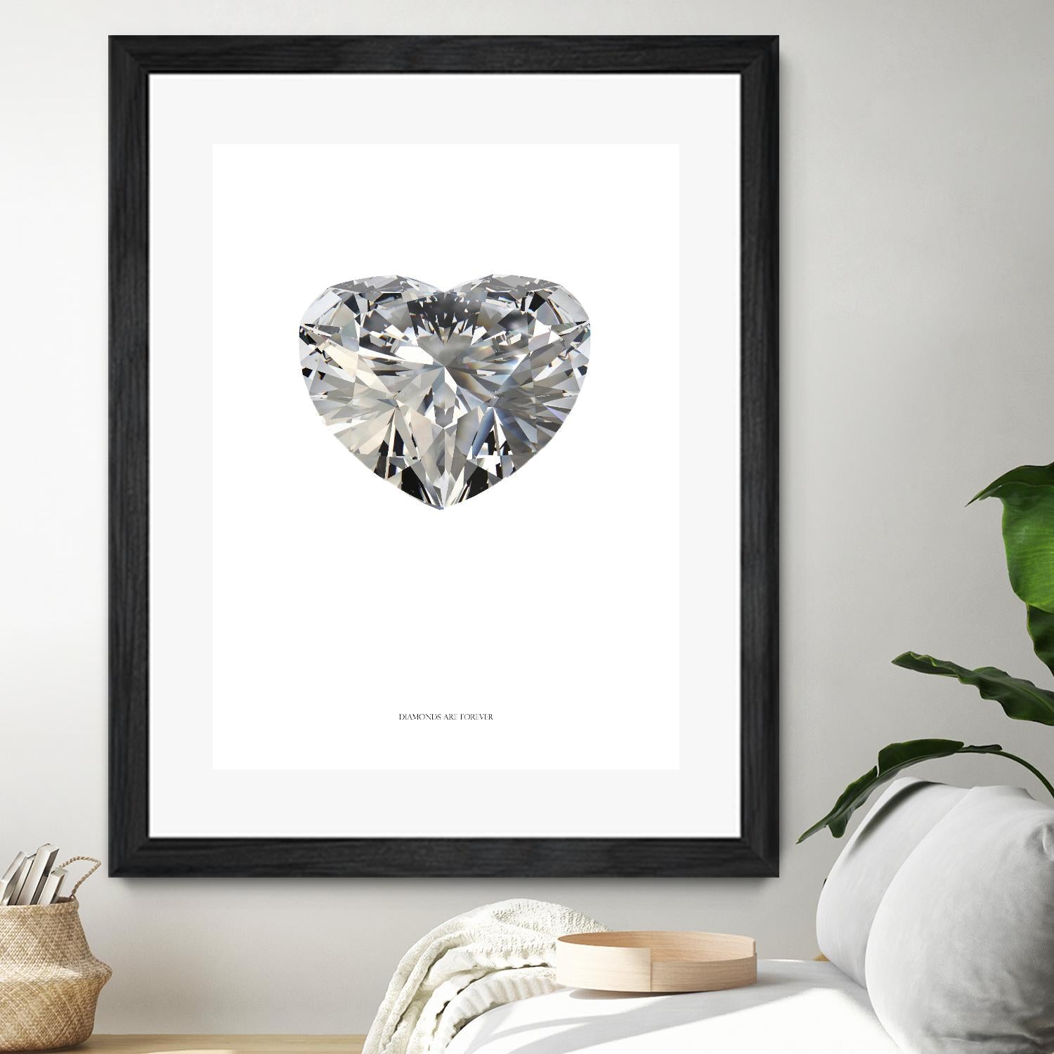 Diamonds are Forever I by TypeLike on GIANT ART - multicolor floral/still life; novelty