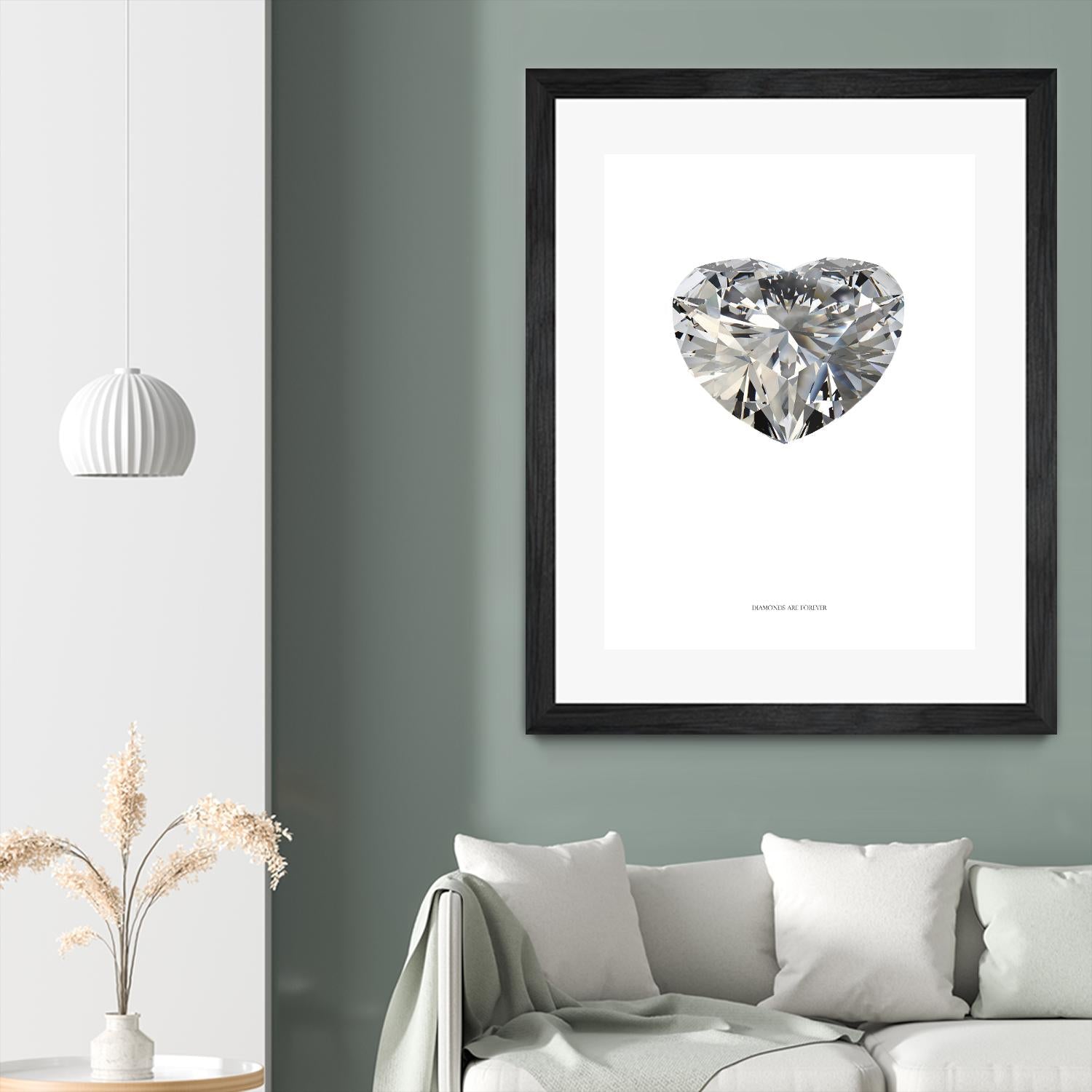 Diamonds are Forever I by TypeLike on GIANT ART - multicolor floral/still life; novelty