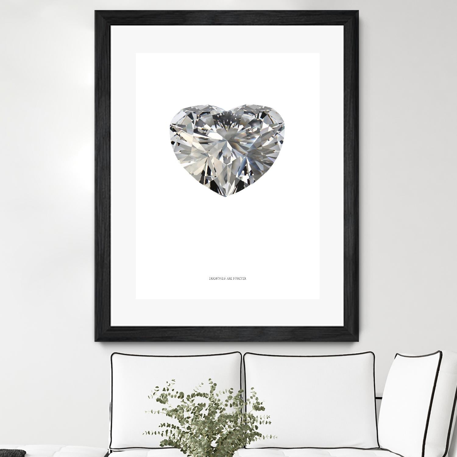 Diamonds are Forever I by TypeLike on GIANT ART - multicolor floral/still life; novelty