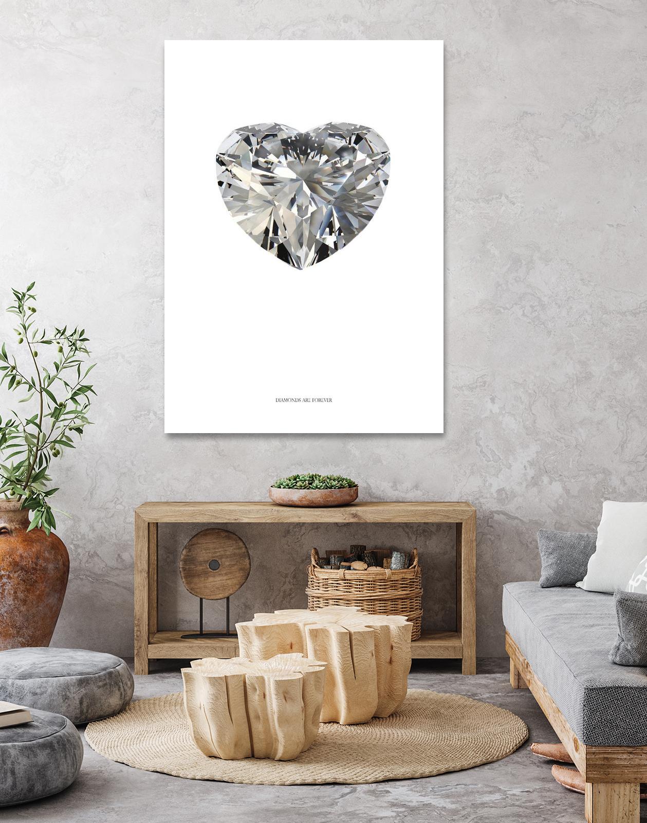 Diamonds are Forever I by TypeLike on GIANT ART - multicolor floral/still life; novelty