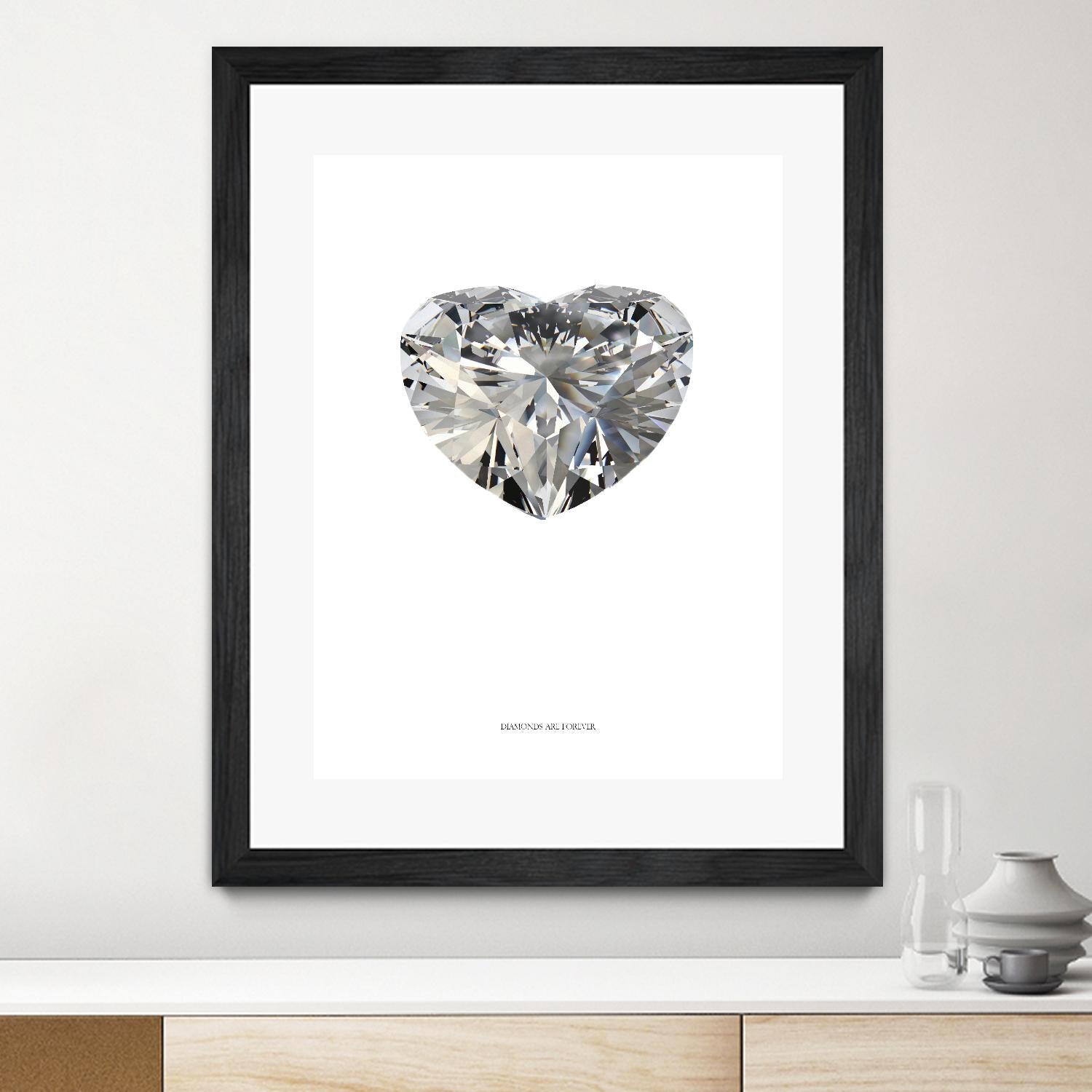 Diamonds are Forever I by TypeLike on GIANT ART - multicolor floral/still life; novelty